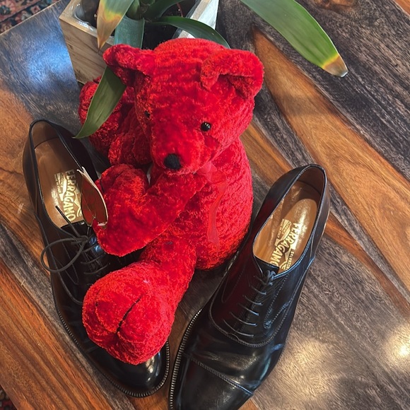 Salvatore Ferragamo Florence Mens Dress Shoes Side 11 D. Mint Condition - Picture 4 of 12